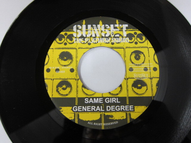 GENERAL DEGREE / SAME GIRL/ XTRAVAGANZA RIDDIM / SUNSET THE PLATINUM SOUND