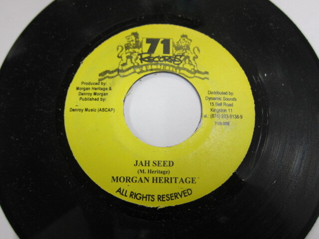 MORGAN HERITAGE / JAH SEED / QUEEN OF THE MINSTRELLS RIDDIM / 71 RECORDS