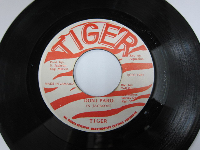 TIGER / DON'T PARO / TIGER