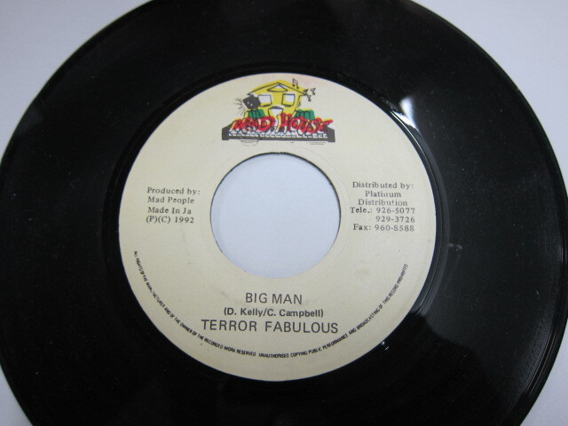 TERROR FABULOUS / BIG MAN / BIG IT UP RIDDIM / MAD HOUSE