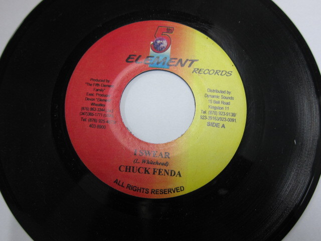 CHUCK FENDER / I SWEAR / I SWEAR　RIDDIM / ELEMENT RECORDS