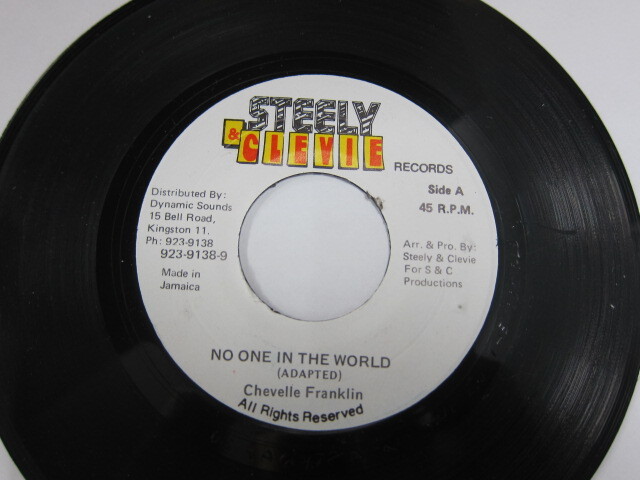 CHEVELLE FRANKLIN / NO ONE IN THE WORLD / MAGUNAM RIDDIM / STEELY & CLEVIE 
