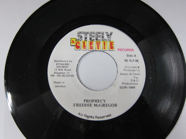 FREDDIE MCGREGOR / PROPHECY / TAXI RIDDIM / STEELY & CLEVIE