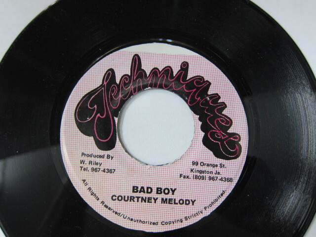 COURTNEY MELODY / BAD BOY / BAD BOY RIDDIM / TECHNIQUES