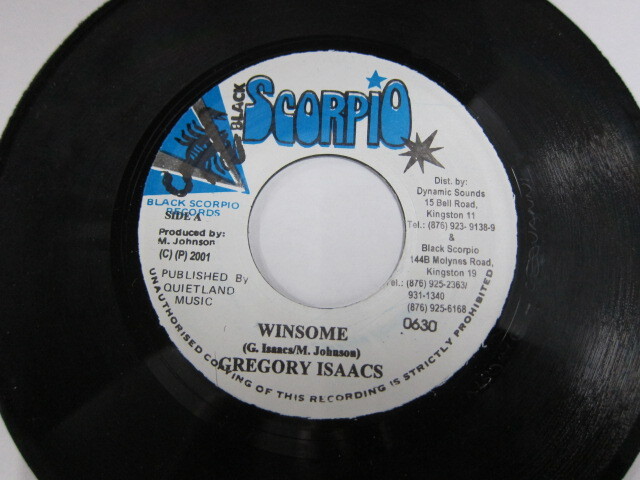 GREGORY ISSACS / WINSOME / FRIENDS FOR LIFE RIDDIM / BLACK SCORPIO