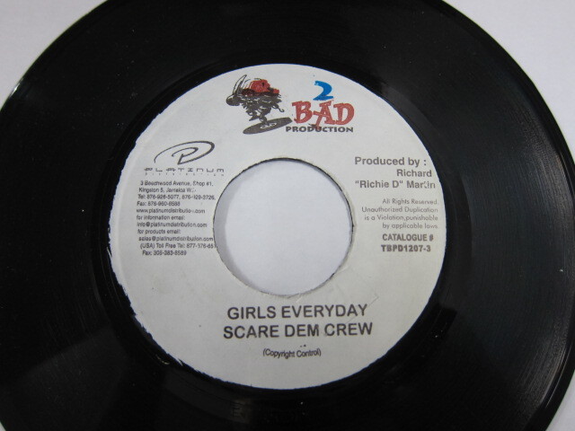 SCARE DEM CREW / GIRLS EVERY DAY / FAITH RIDDIM / TWO BAD