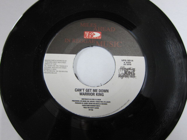 WARRIOR KING / Aside CAN'T GET ME DOWN Bside MEDITATION / V.P.RECORDS