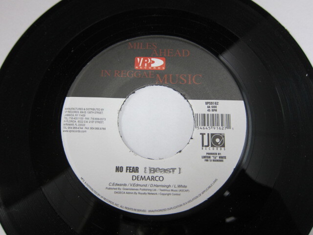 Aside ISHAWNA / LADIES NIGHT / Bside DEMARCO / NO FEAR / BEAUTY & THE BEAST RIDDIM / V.P. RECORDS