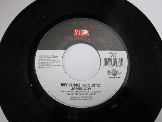 Aside JAMELODY / MY KING / Bside WAYNE MARSHALL / GIVE ME STRENGTH / GUARDIAN ANGEL [ACOUSTIC] / V.P.RECORDS