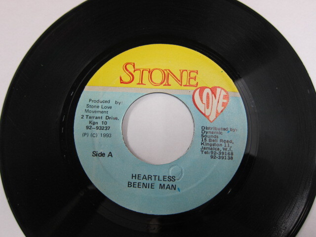 BEENIE MAN / HEARTLESS / SLEN TENG RIDDIM / STONE LOVE