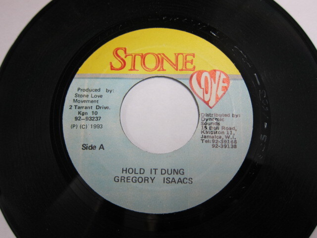 GREGORY ISAACS / HOLD IT DUNG / BABA BOOM RIDDIM / STONE LOVE