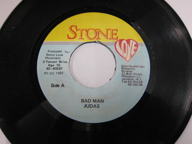 JUDAS / BAD MAN / SLEN TENG RIDDIM / STONE LOVE