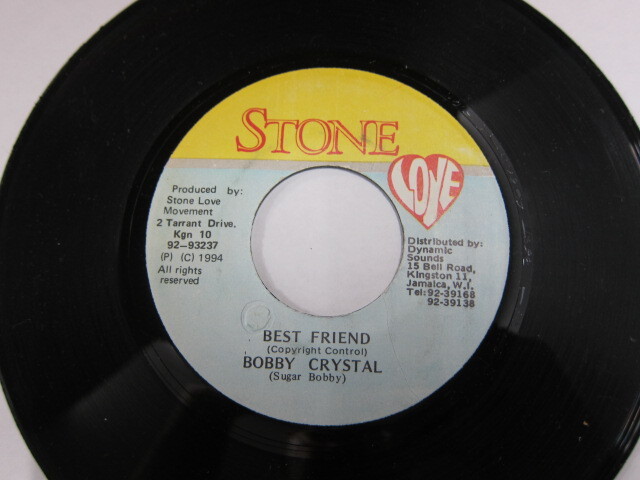 BOBBY CRYSTAL / BEST FRIEND / TEENY WEENY RIDDIM / STONE LOVE