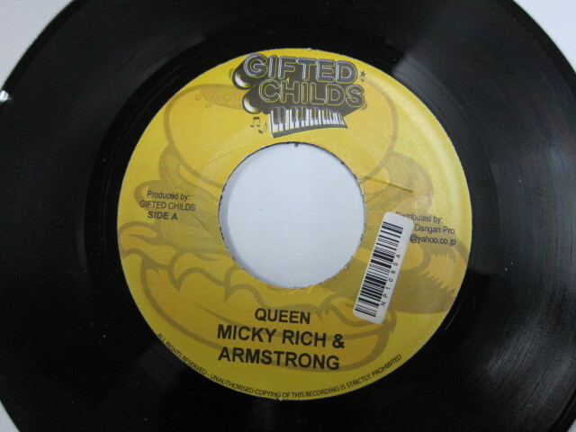 Aside MICKY RICH & ARMSTRONG / QUEEN / Bside HIBIKILLA / NEW GENERATION / GIFTED CHILDS