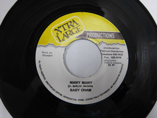 BABY CHAM / MANY MANY / / HAUNTED RIDDIM / XTRA LARGE