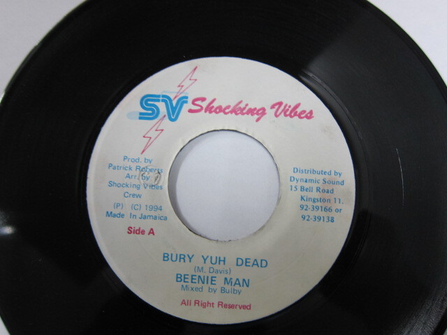 BEENIE MAN / BURY YUH DEAD /　MUD UP RIDDIM / SHOCKING VIBES