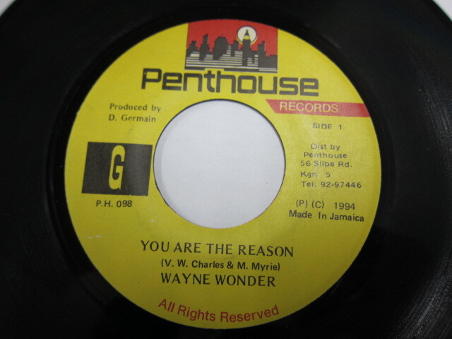 WAYNE WONDER / YOU ARE THE REASON / ROPE IN RIDDIM / PENTHOUSE