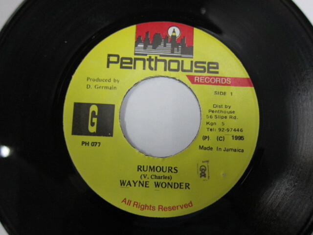 WAYNE WONDER / RUMOURS / SWING EASY RIDDIM / PENTHOUSE
