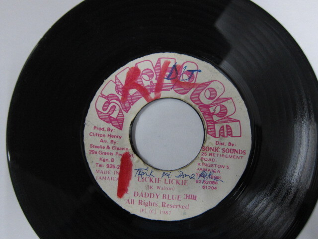 DADDY BLUE / LICKIE LICKIE / HEVENLESS RIDDIM / STEREO ONE