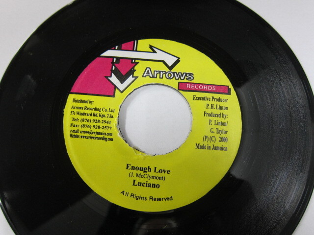 LUCIANO / ENOUGH LOVE / ARROWS RECORDS