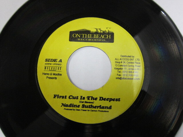 FIRST CUT IS THE DEEPEST / NADINE SUTHERLAND / ON THE BEACH RECORDINGS