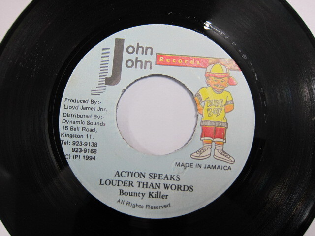 BOUNTY KILLER / ACTION SPEAKS LOUDER THAN WORDS / SHANK I SHECK RIDDIM / JOHN JOHN