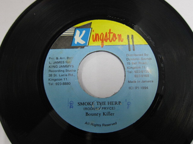 BOUNTY KILLER / SMOKE THE HERB / CHINA TOWN RIDDIM / KINGSTON 11