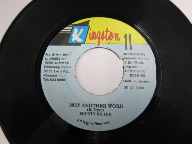 BOUNTY KILLER / NOT ANOTHER WORLD / DARKER SHADE OF BLACK RIDDIM / KINGSTON 11