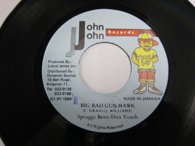 SPRAGGA BENZ  & DON YOUTH / BIG BAD GUN HAWK / DUCK RIDDIM / JOHN JOHN