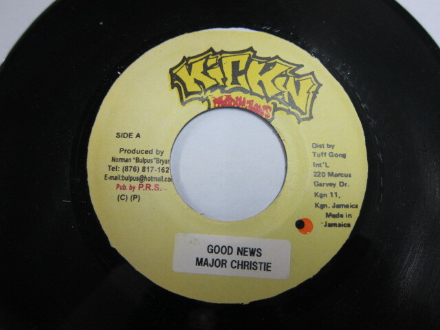 MAJOR CHRISTIE / GOOD NEWS /  LOVE ME RIDDIM / KICKIN PRODUCTIONS 