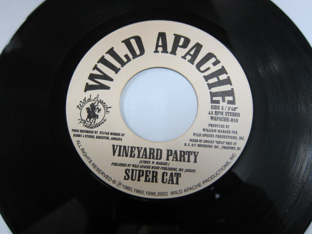 SUPER CAT / VINEYARD PARTY / WILD APACHE