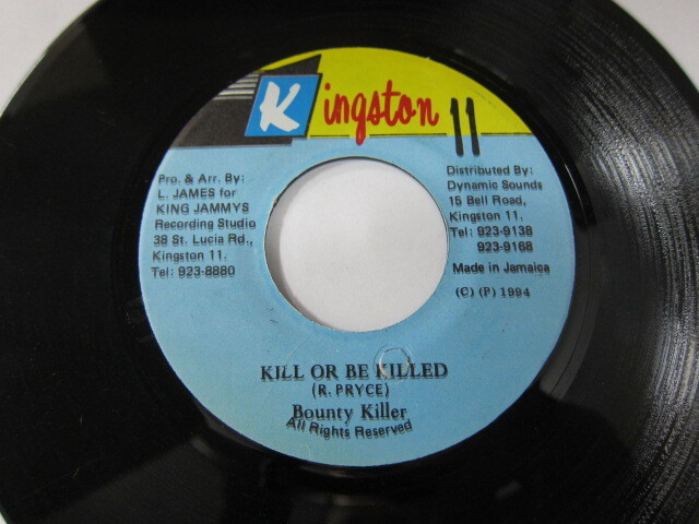 BOUNTY KILLER / KILL OR BE KILLED / KINGSTON 11