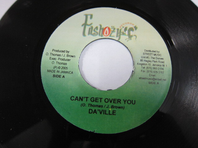 DA'VILLE / CAN'T GET OVER YOU / FASHOZY