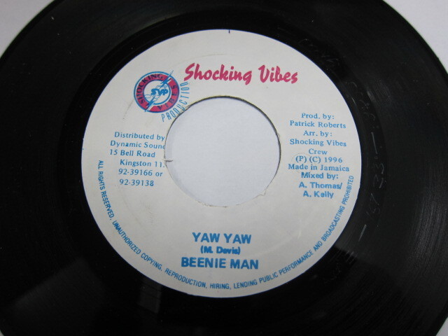 BEENIE MAN / YAW YAW / YAW YAW RIDDIM / SHOCKING VIBES