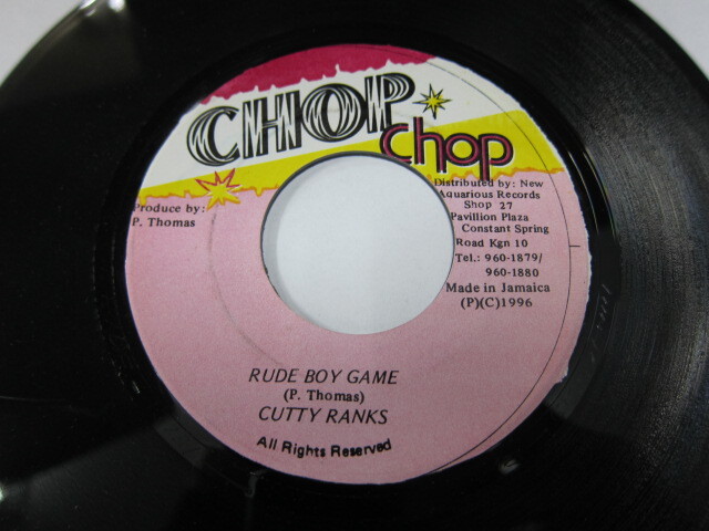 CUTYY RANKS / RUDE BOY GAME / STALAG RIDDIM / CHOP CHOP