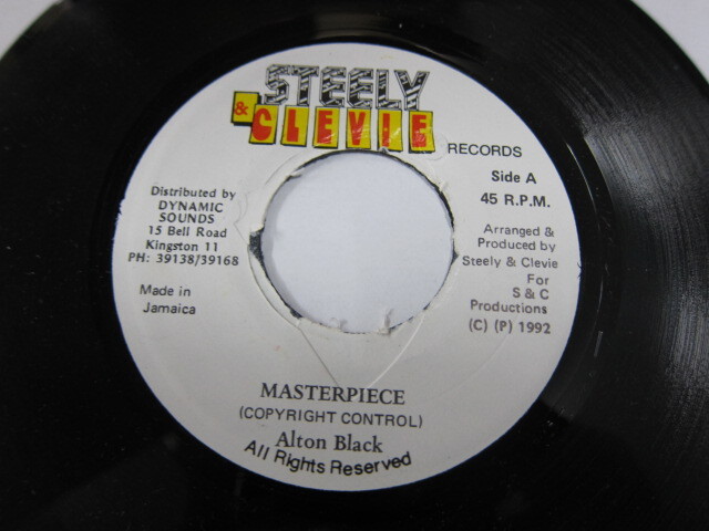 ALTON BLACK / MASTERPIECE / GENERAL RIDDIM / STEELY & CLEVIE