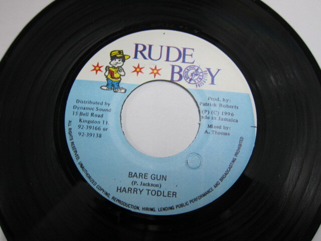 HARRY TODLER / BARE GUN / PUNNANY RIDDIM / RUDE BOY