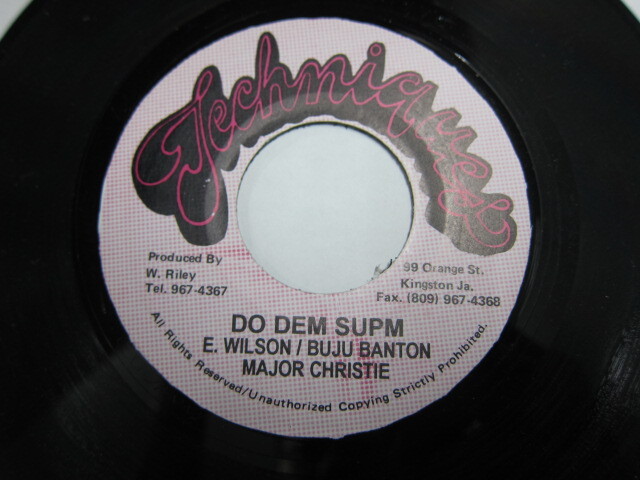E.WILSON , BUJU B , M.CHRISTIE / DO DEM SUPM / STALAG RIDDIM / TECHNIQUES