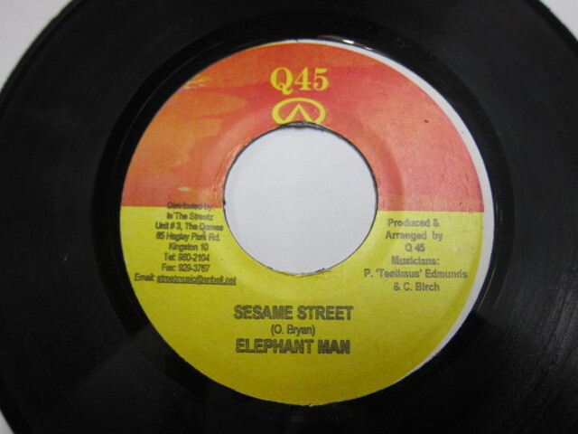ELEPHANT MAN / SESAME STREET / Q45