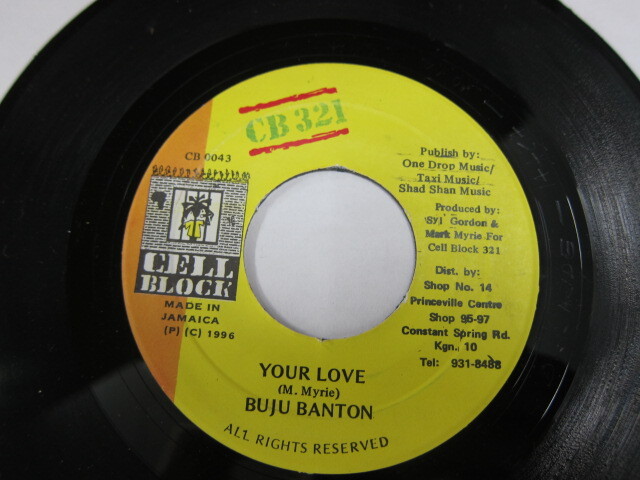 BUJU BANTON / YOUR LOVE / CB321