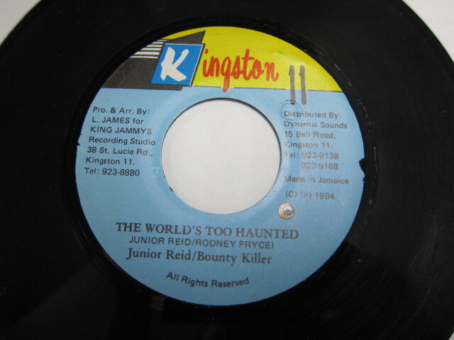 JUNIOR REID & BOUNTY KILLER / THE WORLD'S TOO HAUNTED / SHANK I SHECK RIDDIM / KINGSTON 11