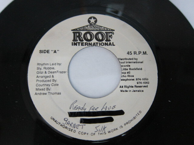 GARNET SILK / READY FOR LOVE / ROOF INTERNATIONAL