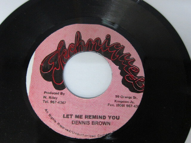 DENNIS BROWN / LET ME REMIND YOU / TECHNIQUES