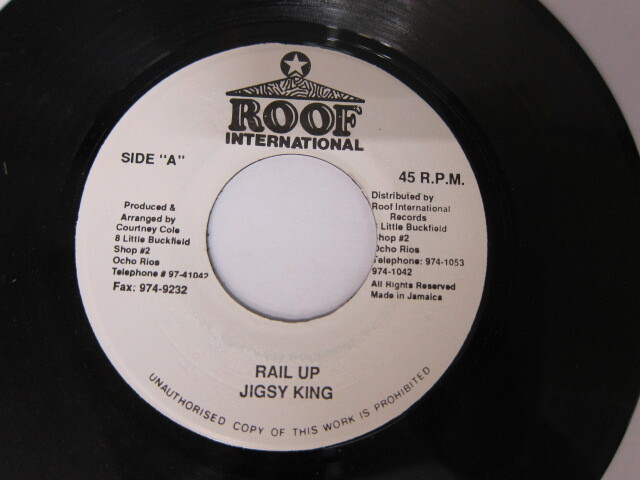 JIGSY KING / RAIL UP / BATTY RIDER RIDDIM / ROOF INTERNATIONAL