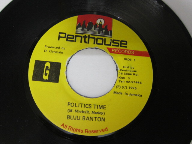 BUJU BANTON / POLITICS TIME AGAIN / PENTHOUSE