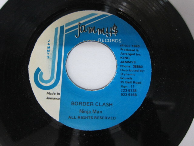 NINJA MAN / BORDER CLASH / PUNNANY RIDDIM / JAMMY'S