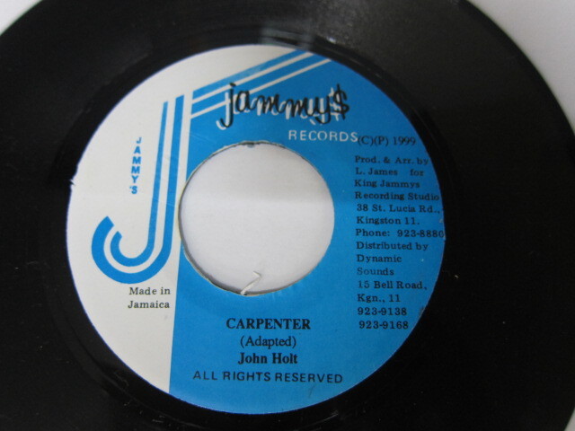 JOHN HOLT / CARPENTER / JAMMY'S