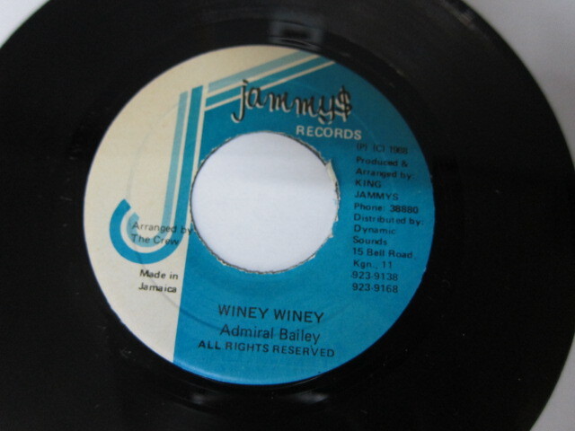 ADMIRAL BAILEY / WINEY WINEY / WINEY WINEY RIDDIM / JAMMY'S