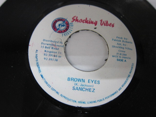 SANCHEZ / BROWN EYES / FULL UP RIDDIM / SHOCKING VIBES