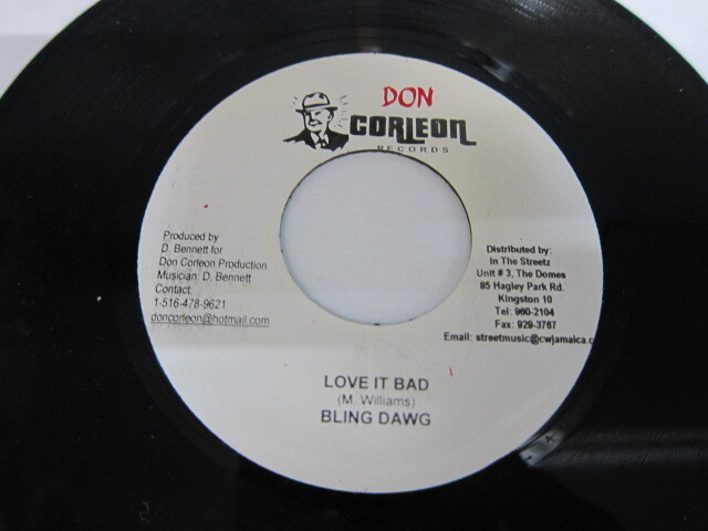 BLING DWAG / LOVE IT BAD / FOUNDATION RIDDIM / DON CORLEON RECORDS